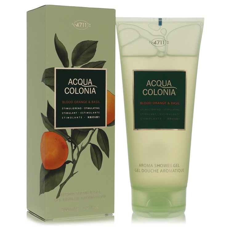 4711 Acqua Colonia Orange Sanguine & Basilic, Gel Douche de Maurer & Wirtz