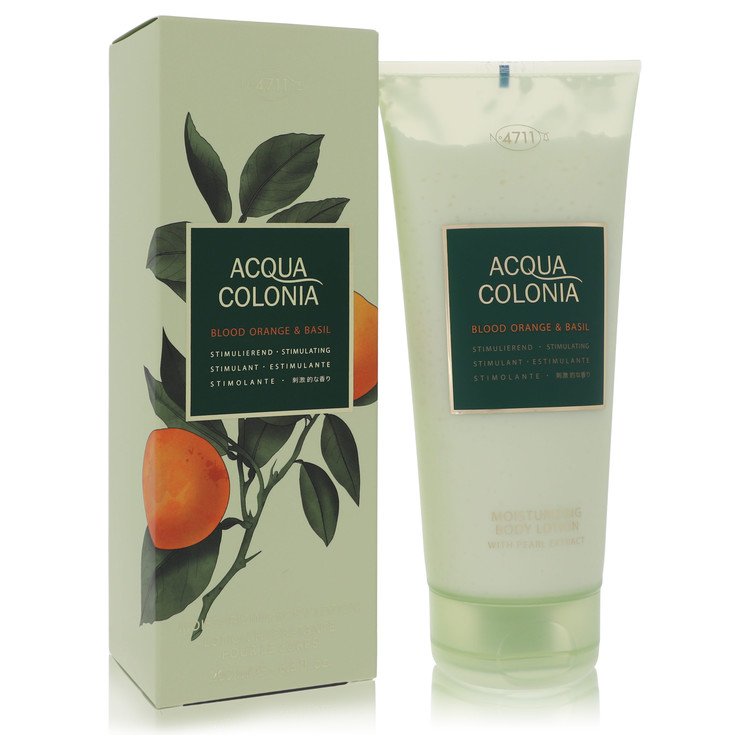 4711 Acqua Colonia Orange sanguine et basilic, lotion pour le corps de Maurer & Wirtz