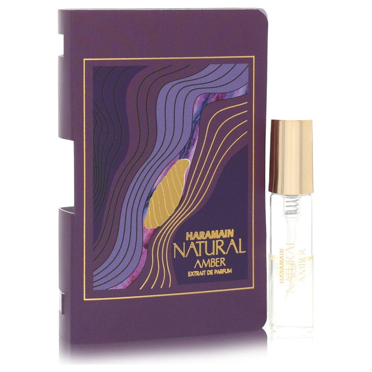 Al Haramain Natural Amber Vial (sample -Manufacturer 1/2 filled) By Al Haramain