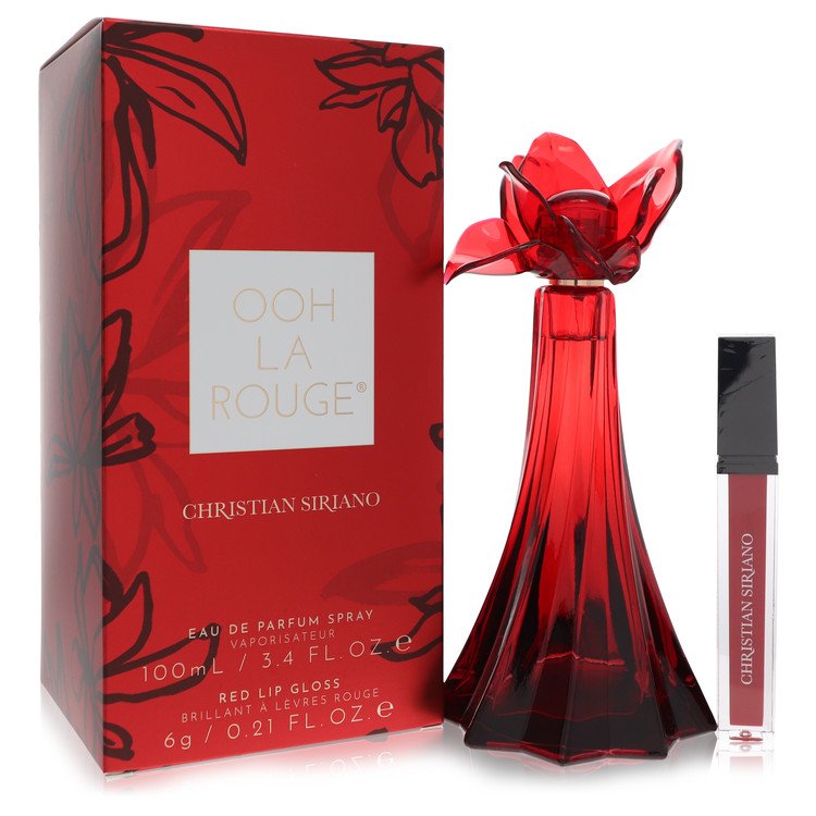 Christian Siriano Ooh La Rouge Eau de Parfum + 0.21 oz Red Lip Gloss by Christian Siriano