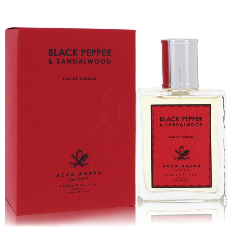Eau de Parfum Poivre Noir et Bois de Santal par Acca Kappa