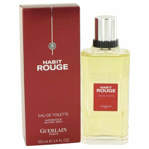 Habit Rouge, Cologne/Eau de Toilette by Guerlain-Eau de Toilette Cologne-Guerlain-3.4 oz. Cologne / Eau de Toilette-Fragrance365