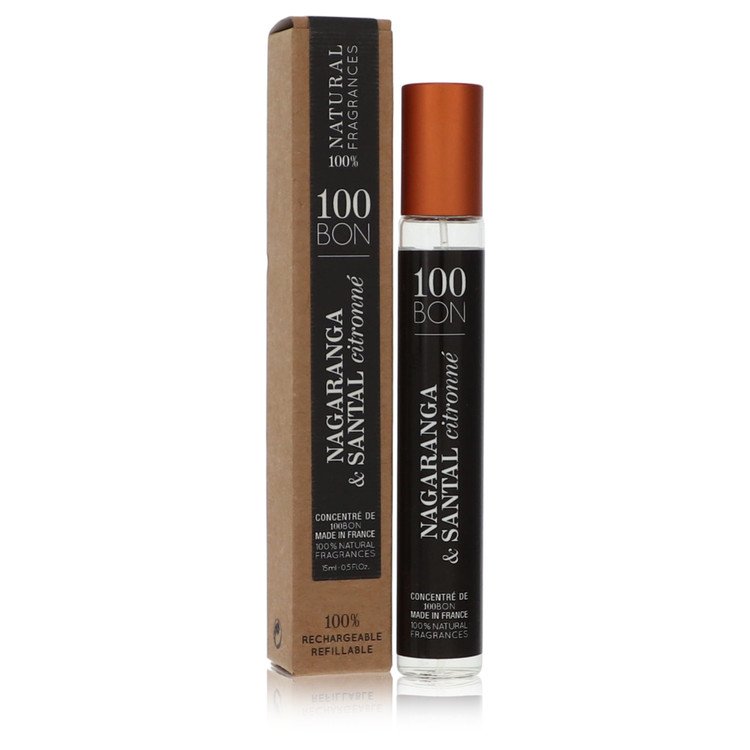 100 Bon Nagaranga &amp; Santal Citronne Mini Concentré de Parfum (Unisexe rechargeable) par 100 Bon