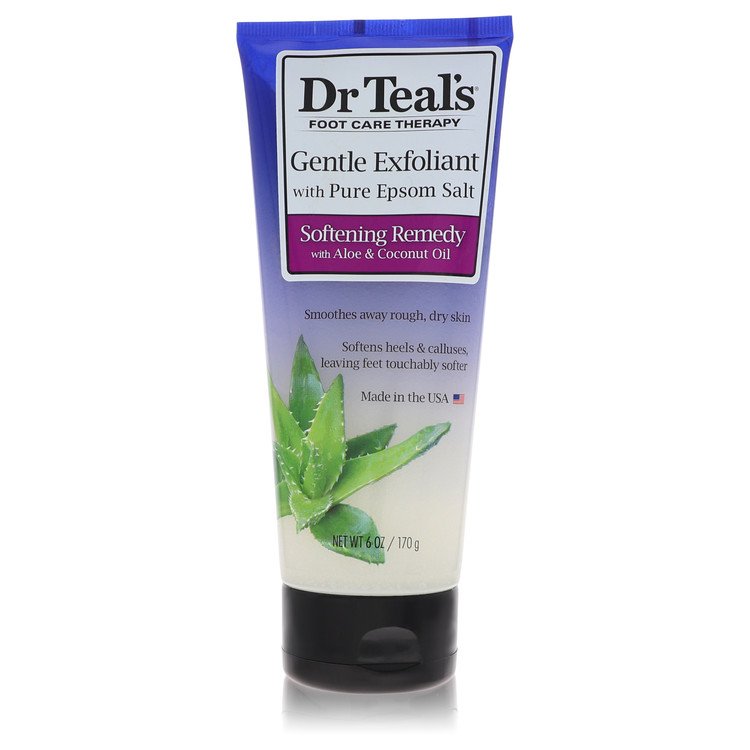 Dr Teal's Gentle Exfoliant With Pure Epson Salt Gentle Exfoliant with Pure Epsom Salt Softening Remedy with Aloe & Coconut Oil (Unisex) by Dr Teal's