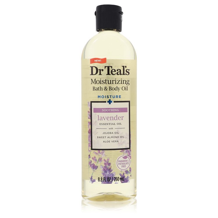 Huile de bain apaisante et sommeil à la lavande du Dr Teal Huile corporelle au sel d'Epsom pur apaisante et sommeil à la lavande du Dr Teal's