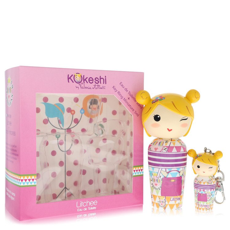 Kokeshi Litchee Eau de Toilette with Key Ring by Kokeshi