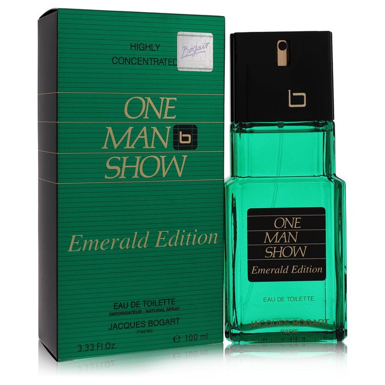 Eau de toilette émeraude One Man Show de Jacques Bogart