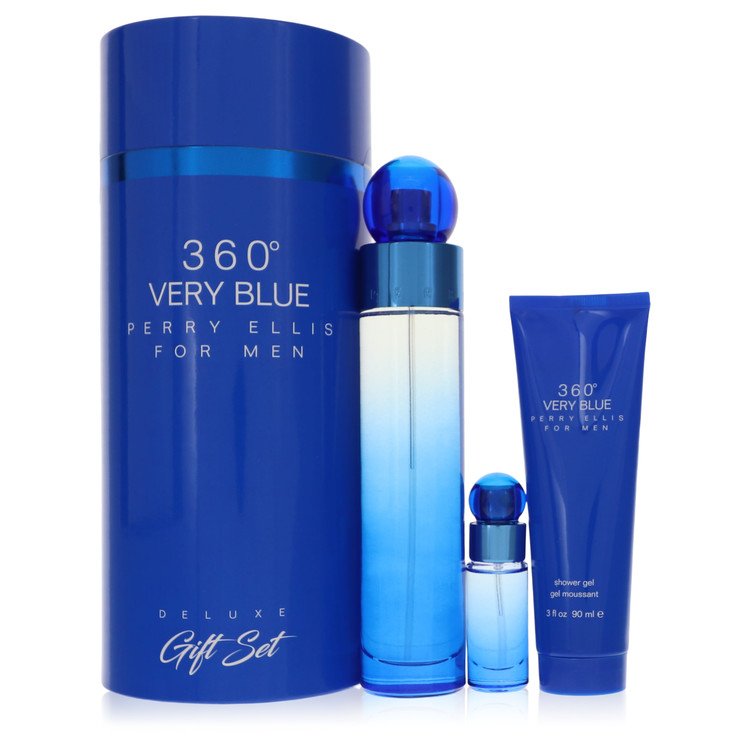 Perry Ellis 360 Very Blue Gift Set by Perry Ellis