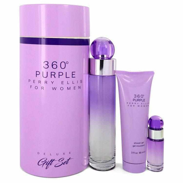 Perry Ellis 360 Purple, Gift Set by Perry Ellis | Fragrance365