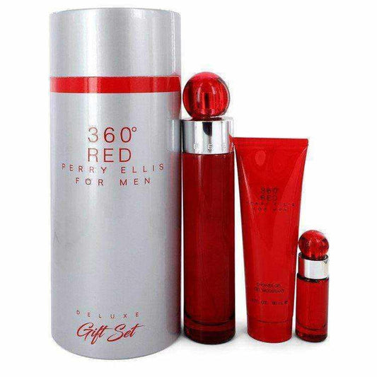 Perry Ellis 360 Red, Gift Set by Perry Ellis | Fragrance365