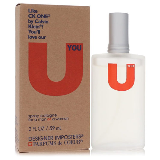 Designer Imposters U You Cologne Spray (Unisex) by Parfums de Coeur