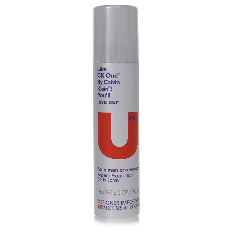 Spray déodorant pour le corps Designer Imposters U You (unisexe) par Parfums de Coeur