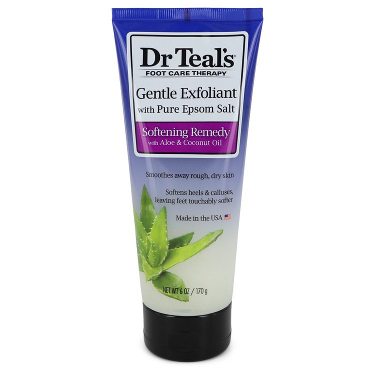 Dr Teal&#39;s Gentle Exfoliant With Pure Epson Salt Gentle Exfoliant with Pure Epsom Salt Softening Remedy with Aloe &amp; Coconut Oil (Unisex) by Dr Teal&#39;s