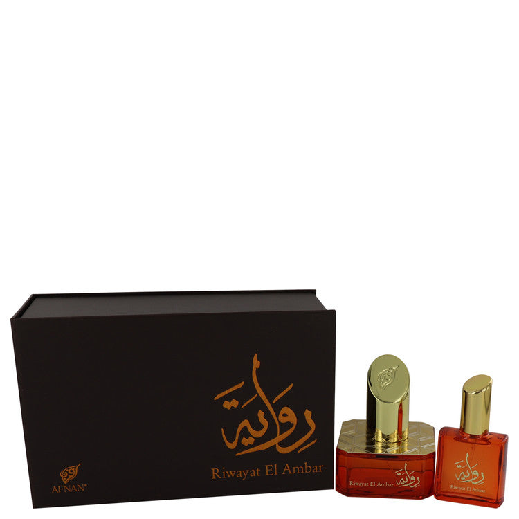 Riwayat El Ambar Eau de Parfum + Free .67 oz Travel EDP Spray by Afnan