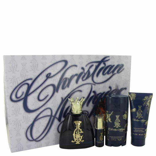 Christian Audigier Gift Sets 3.4 oz. Eau de Toilette + .25 oz. MIN EDT + 3 oz. Body Wash + 2.75 Deodorant Stick Christian Audigier, Gift Set by Christian Audigier