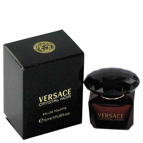 Versace Mini Eau de Toilette 0.17 oz. Mini EDT Crystal Noir, Mini EDT by Versace