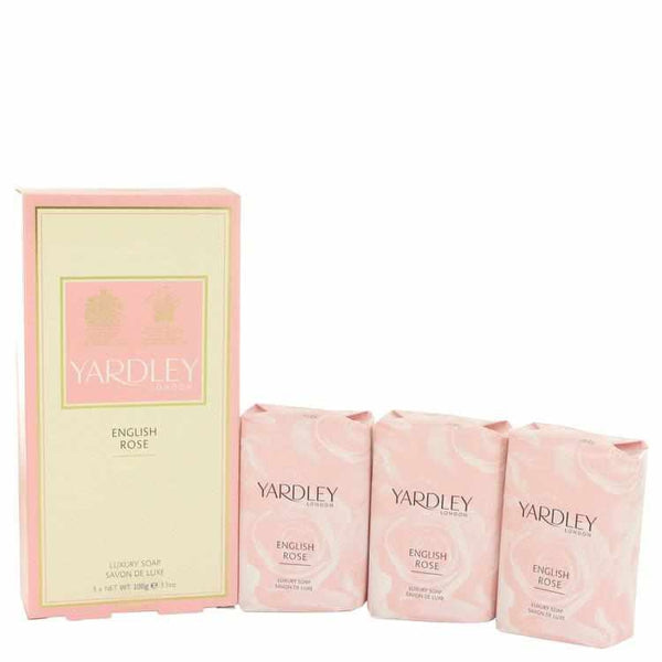 English Rose Yardley 3 x 3.5 oz Luxury Soap by Yardley London | Fragrance365