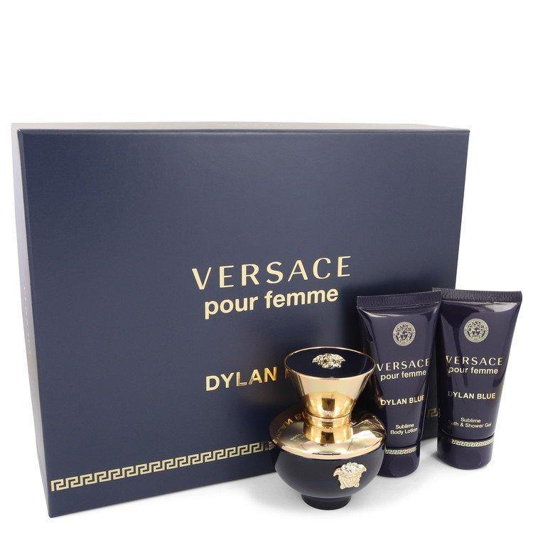 Dylan Blue Pour Femme, Gift Set by Versace | Fragrance365